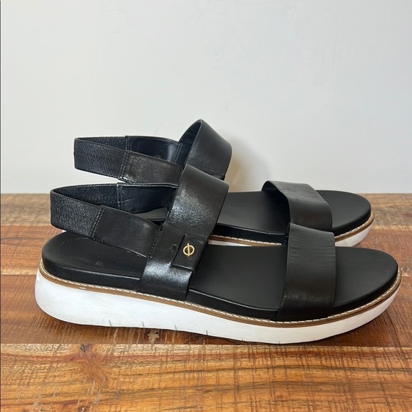 Cole Haan Shoes - Cole Haan Zerogrand Black Elastic Stylish Sandals, Women’s Size 8